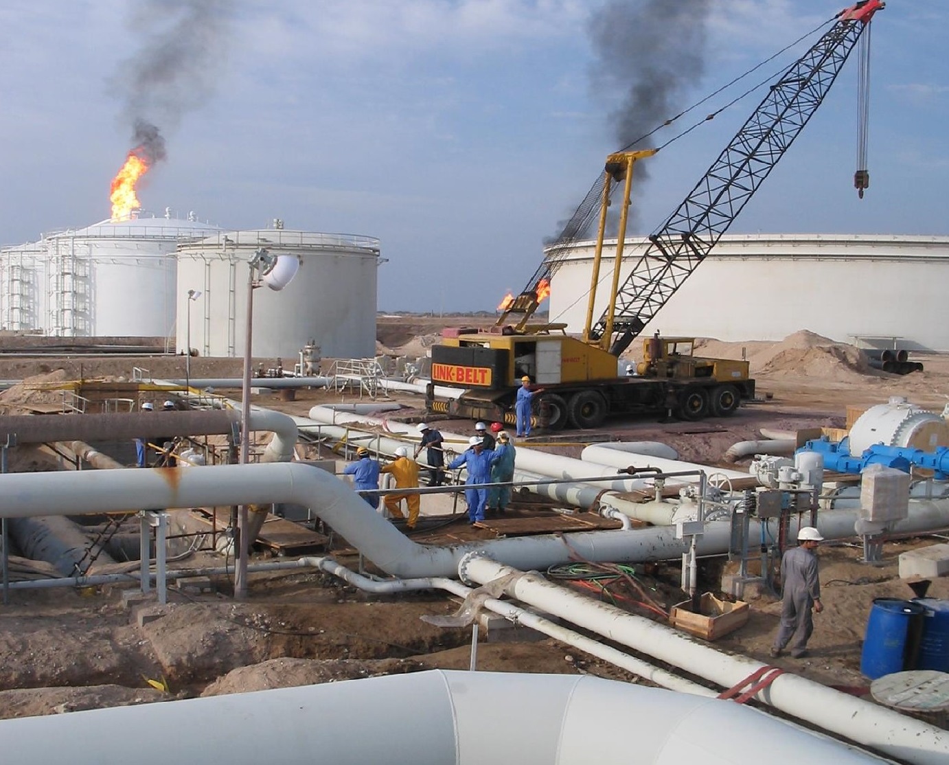 Crude Oil Processing and storage Plant